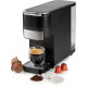 DOMO Machine a café 4-en-1 pour dosettes et capsules – noir DO748K