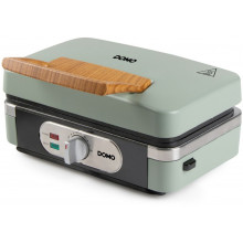 DOMO Appareil croque / gril / gaufrier 3-en-1 - vert DO9276C