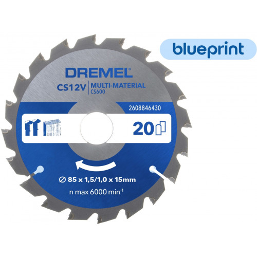 DREMEL® Blueprint (CS600) Lame multi-matériaux 2608846430