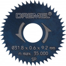 DREMEL Lame a refendre/tronçonner 31,8 mm, 2 pieces 26150546JB