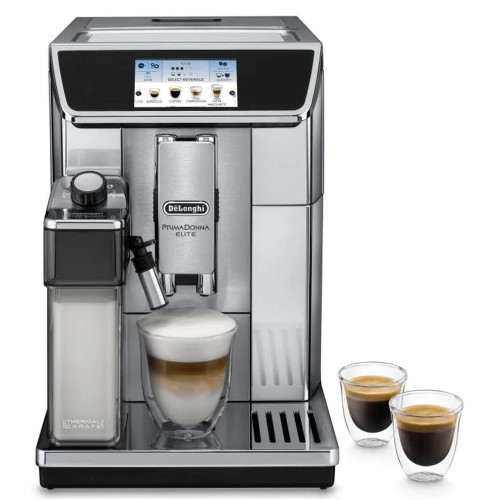 DeLonghi PrimaDonna Ellite Machine a café automatique ECAM 650.75.MS