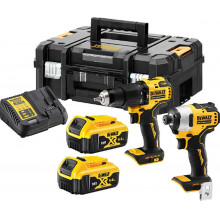 DeWALT DCK2062M2T Comboset DCD709 + DCF809 (18V, 2 x 4,0Ah) Coffret TSTAK