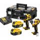 DeWALT DCK2062M2T Comboset DCD709 + DCF809 (18V, 2 x 4,0Ah) Coffret TSTAK