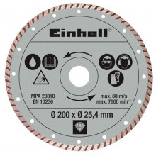 Einhell Disque diamanté TURBO 200x25,4 mm pour carrelage 4301175