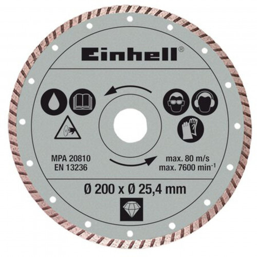 Einhell Disque diamanté TURBO 200x25,4 mm pour carrelage 4301175