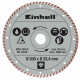 Einhell Disque diamanté TURBO 200x25,4 mm pour carrelage 4301175