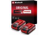 Einhell PXC Batterie 2x (18V/4,0Ah) Twinpack 4511629