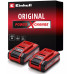 Einhell PXC Batterie 2x (18V/4,0Ah) Twinpack 4511629