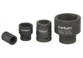 FORTUM Douille a chocs, 3/4", 70 mm, longueur 90 mm, CrMoV, 4703070