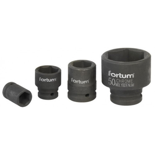 FORTUM Douille a chocs, 3/4", 70 mm, longueur 90 mm, CrMoV, 4703070 FORTUM Douille a chocs, 3/4", 70 mm, longueur 90 mm, CrMoV, 4703070
