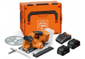 FEIN F-IRON Cut 57 AS Set Scie circulaire portative compacte sans fil (18V/2x8,0Ah) L-Boxx