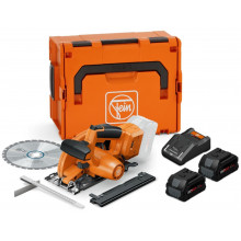 FEIN F-IRON Cut 57 AS Set Scie circulaire portative compacte sans fil (18V/2x8,0Ah) L-Boxx