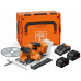 FEIN F-IRON Cut 57 AS Set Scie circulaire portative compacte sans fil (18V/2x8,0Ah) L-Boxx
