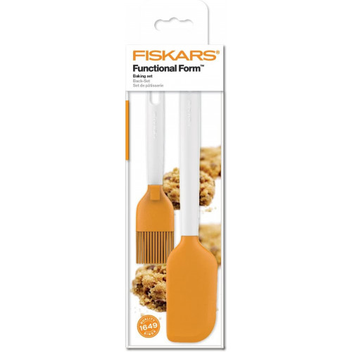 Fiskars Functional Form Set parfait pasteler¦a, 1 rascador de masa + 1 cepillo 1023616