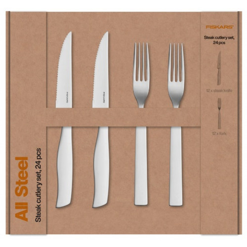 Fiskars Set de couverts a steak 24pcs 1071625