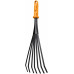 Fiskars OneClick Râteau métallique étroit (12 cm) 1080682