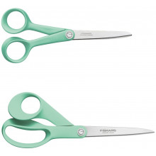 Fiskars Inspiration Mint Ciseaux (17 cm & 21 cm) 1084006