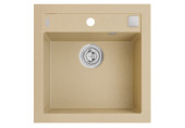 ALVEUS FORMIC 20 Évier de cuisine en granit, 520 x 510 mm, beige 1107889