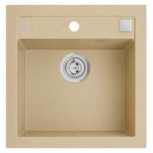 ALVEUS FORMIC 20 Évier de cuisine en granit, 520 x 510 mm, beige 1107889
