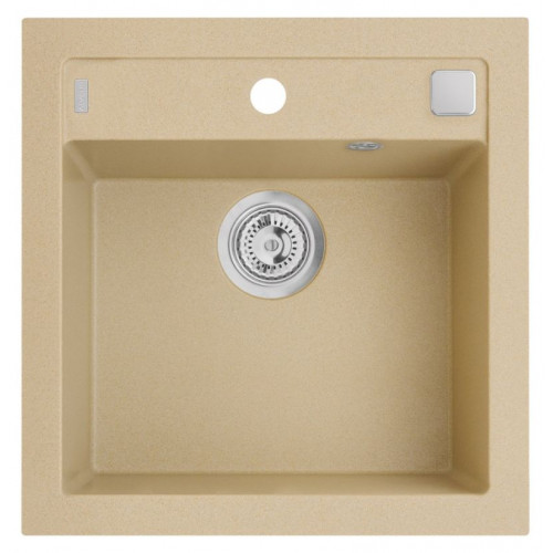 ALVEUS FORMIC 20 Évier de cuisine en granit, 520 x 510 mm, beige 1107889