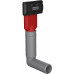Franke Colorline trop-plein caché noir -mat, carré 112.0734.738