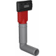 Franke Colorline trop-plein caché noir -mat, carré 112.0734.738