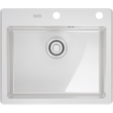 Franke Mythos MYK 610-52 Glacier 590x510,sans siphon,e.click 124.0748.887