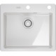 Franke Mythos MYK 610-52 Glacier 590x510,sans siphon,e.click 124.0748.887
