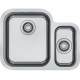 Franke Cuve SMART, SRX 160-34-16 Inox, Petite Cuve a droite, 580x450 mm, Inox 122.0736.205