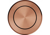 Franke Bouton push rond, Inox, Cuivre 112.0630.188