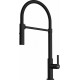 Franke MARIS SLIM Semi-pro avec douchette double-jets Mitigeur, Noir mat 115.0728.396