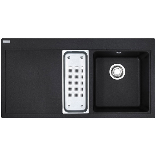 Franke MTG 651-100 Évier fragranit, Avec égouttoir (a gauche), onyx 114.0250.538