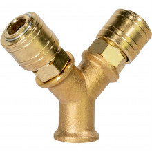 GÜDE Répartiteur pneumatique 3/8" IG 2 sorties 41136