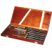 Holzmann Coffret de 6 gouges de tournage HSS H6TLG