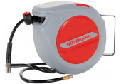 HOLZMANN Enrouleur de tuyau d'air comprimé auto-rétractable 15 m LSR15AIR