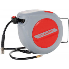 HOLZMANN Enrouleur de tuyau d'air comprimé auto-rétractable 15 m LSR15AIR