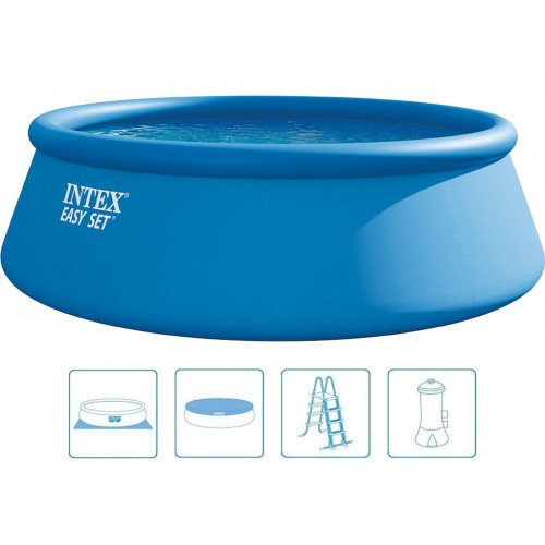 INTEX Easy Set Pool Piscine 457 x 122 cm Epurateur a cartouche 26168GN