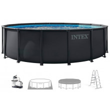 INTEX Ultra XTR Frame Kit piscine 488 x 122 cm avec systeme de filtration 220–240 V 26326N