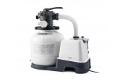 INTEX Krystal Clear QX2100 Combiné filtre a sable 6m3/h + stérilisateur au sel 26676