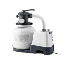 INTEX Krystal Clear QX2100 Combiné filtre a sable 6m3/h + stérilisateur au sel 26676