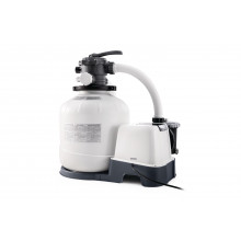 INTEX Krystal Clear Combiné filtre a sable 8m3/h + stérilisateur au sel