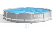 INTEX PRISM FRAME Piscine ronde 366 × 76 cm avec filtration 12V 26712GN