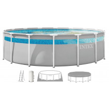 INTEX PRISM FRAME CLEARVIEW Piscine ronde 427 × 107 cm avec filtration 220–240V 26722ND