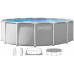 INTEX PRISM FRAME Piscine ronde 457 × 122 cm avec filtration a cartouche 220–240V 26726ND