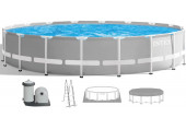 INTEX PRISM FRAME Piscine ronde 549 × 122 cm avec filtration a cartouche 220–240V 26732NP