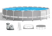 INTEX PRISM FRAME Piscine ronde 610 × 132 cm avec filtration a cartouche 220–240V 26756NP