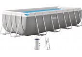 INTEX PRISM FRAME Piscine rectangulaire 400×200×100 cm avec filtration 220–240V 26788NP