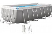 INTEX PRISM FRAME Piscine rectangulaire 400×200×122 cm avec filtration 220–240V 26790NP