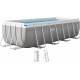 INTEX PRISM FRAME Piscine rectangulaire 400×200×122 cm avec filtration 220–240V 26790NP