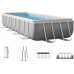 INTEX PRISM FRAME Piscine rectangulaire 488 × 244 × 107cm avec filtration 220–240V 26792NP